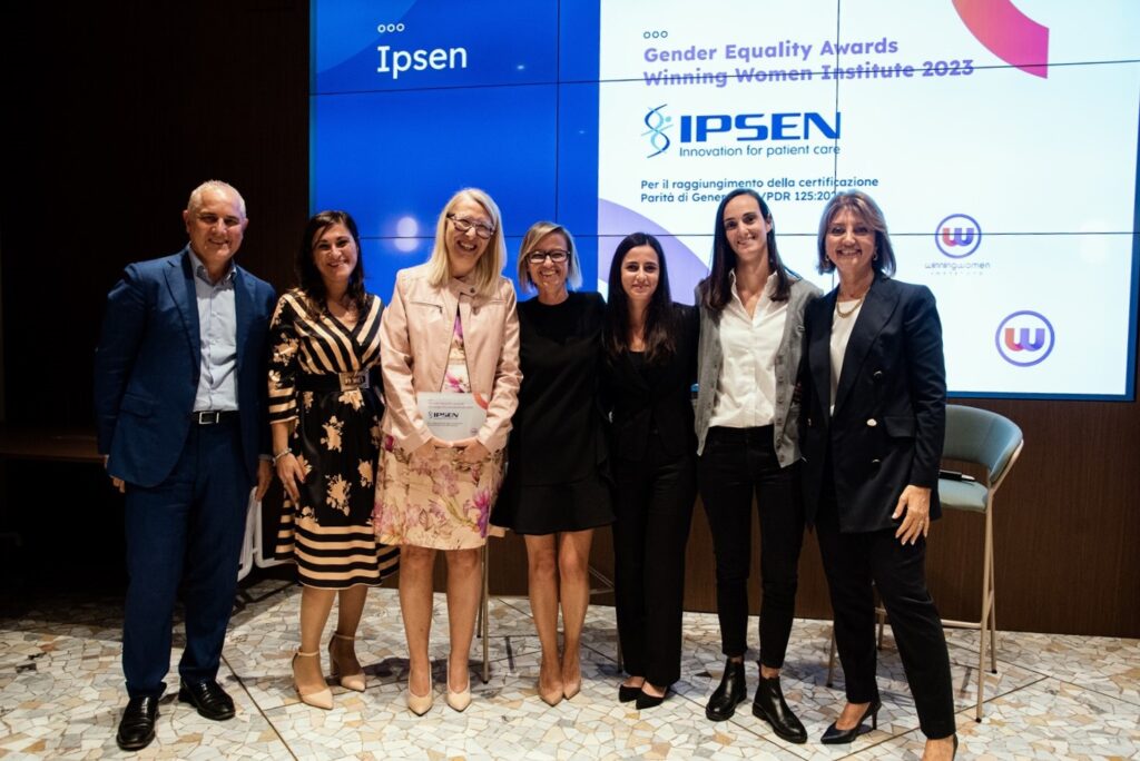 Ipsen premiata con il Winning Women Award per il suo impegno nel ridurre il gender gap a favore di una società più inclusiva, equa e sostenibile